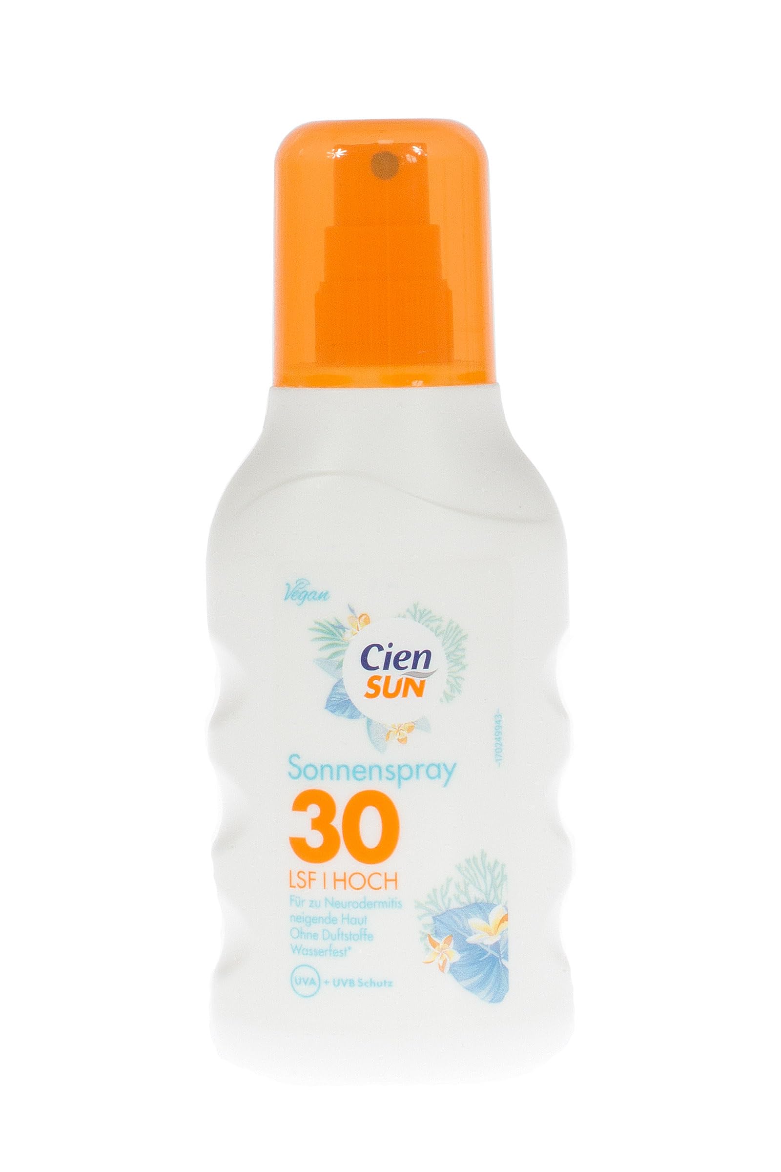 Cien Sun Sonnnenspray LSF 30 200ml Vegan Wasserfest Made in Germany (10)