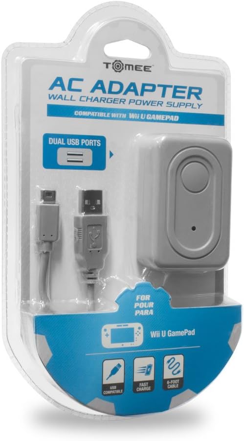 Tomee AC Adapter for Wii U Gamepad