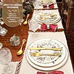 Gold Silverware Set, 24 Piece Stainless Steel Gold Flatware Service for 6, Mirror Polished Cutlery Utensils Set Include Knife Fork Spoon, Heavy Duty Dishwasher Safe Tableware for Home, Wedding & Party