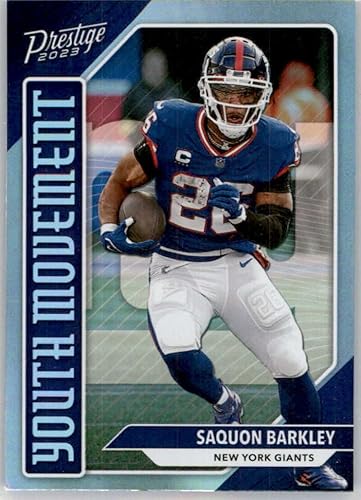 2023 Panini Prestige Youth Movement #17 Saquon Barkley New York Giants NFL Football Trading Card