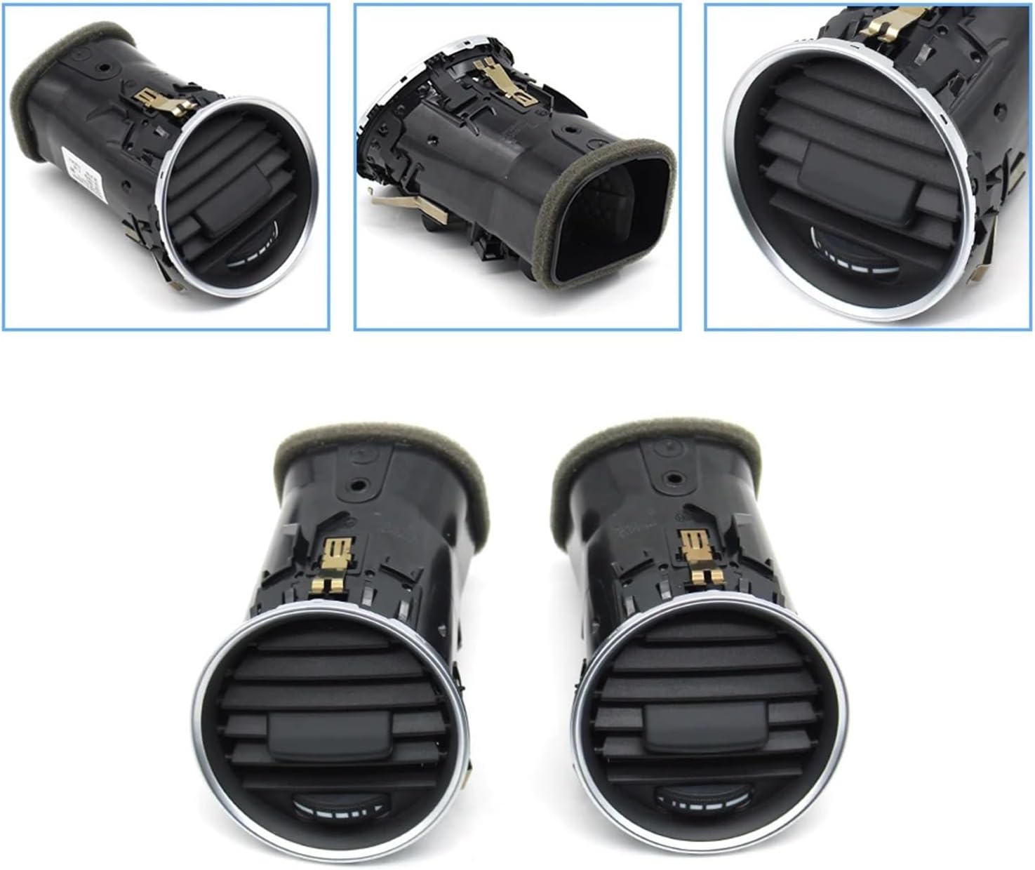 ​LHD RHD Dashboard Front Air Conditioner Vent Grille Outlet Assembly Fit For Benz C Class W204 LCI C180 C200 C260 C300 C350(Middle Assembly)