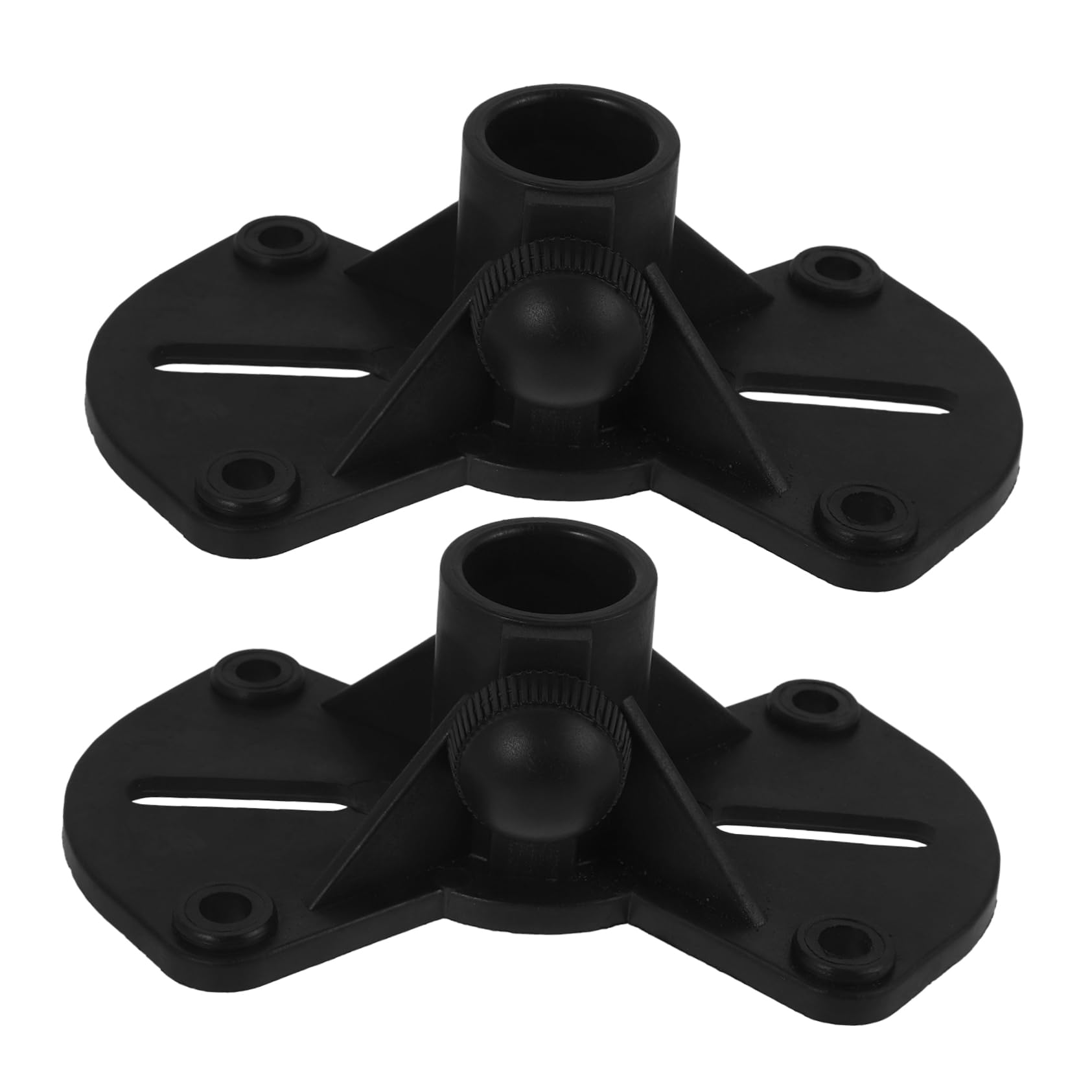 VICASKY 5sets Plastic Speaker Base Holder Desk Mount Stand Small Speaker Stands Pair 2pcs*5