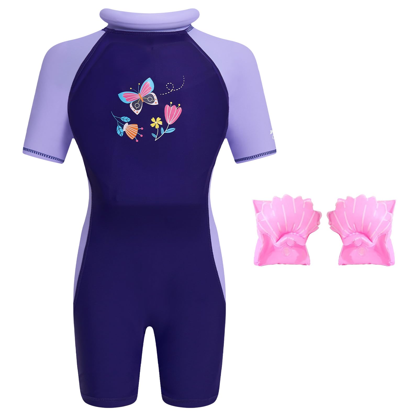 Gogokids Float Swimsuit for Boys Girls, Kids One Piece Swimwear Float Suit for Swimming Trainer