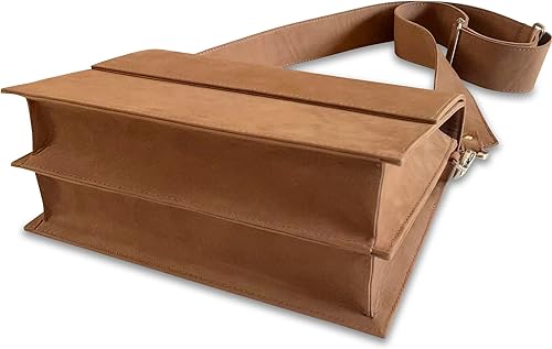 Miniatura 2 de Camille - Bolso cruzado y bandolera hecho a mano en Estados Unidos con cuero italiano fino y herrajes de primera calidad