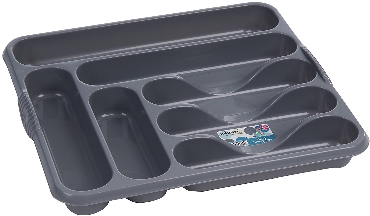 Wham Silver Casa Large Cutlery/Drawer Tray (Silver)