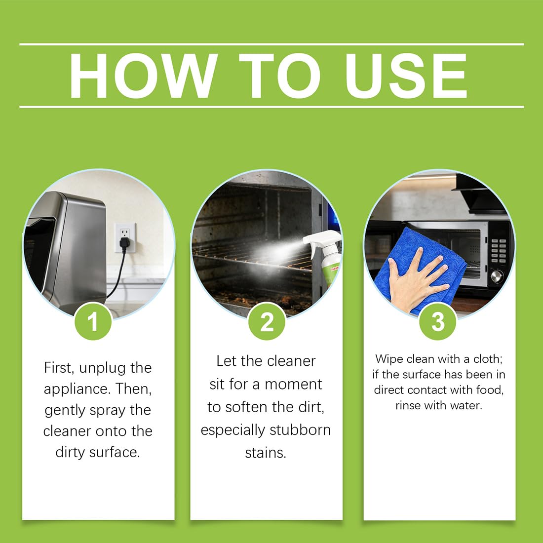 Electrolyzed Ion Kitchen Cleaner Spray, 2026 New Kitchen Appliance Cleaner, Multi Purpose Heavy Oil Stain Cleaners For Hold, Oven, Stove, Range Hood, Remove Stains And Dirt (2PCS)