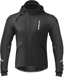 Cycling Jackets for Men Winter Bike Jackets Thermal Windproof Jacket for Men Cold Weather Cycling Running Hiking
