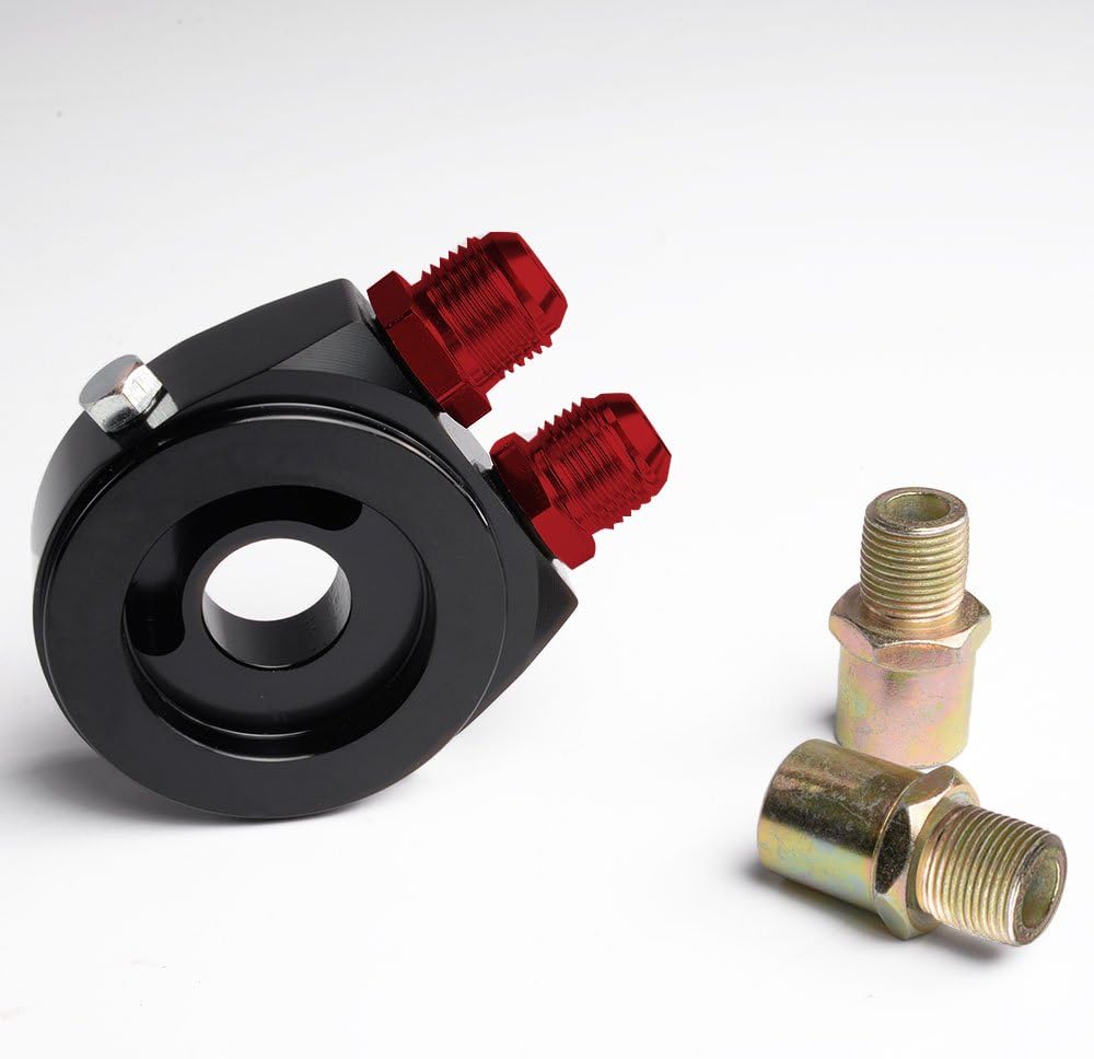 AN10-10AN 19 Row Engine Oil Cooler (Black, 19 Row English-style A)