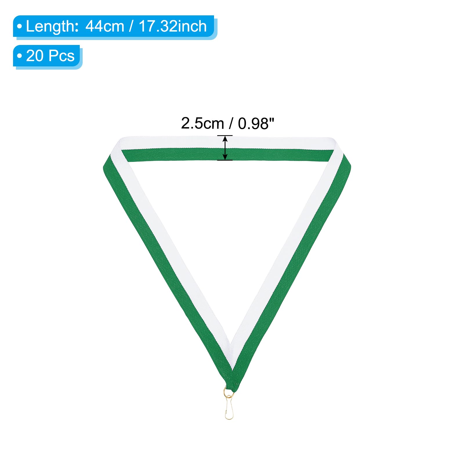 PATIKIL Award Neck Ribbons with Snap Clips - Image 2