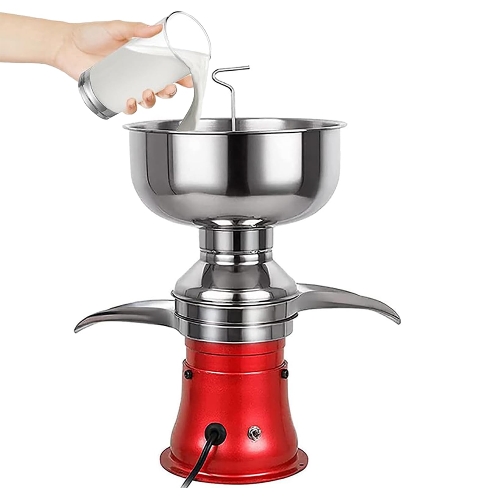 Separatore per crema di latte, 50 l/h, in acciaio inox, efficiente strumento per la lavorazione dei prodotti lattiero-caseari per la casa e le piccole imprese latte fresco di cammello