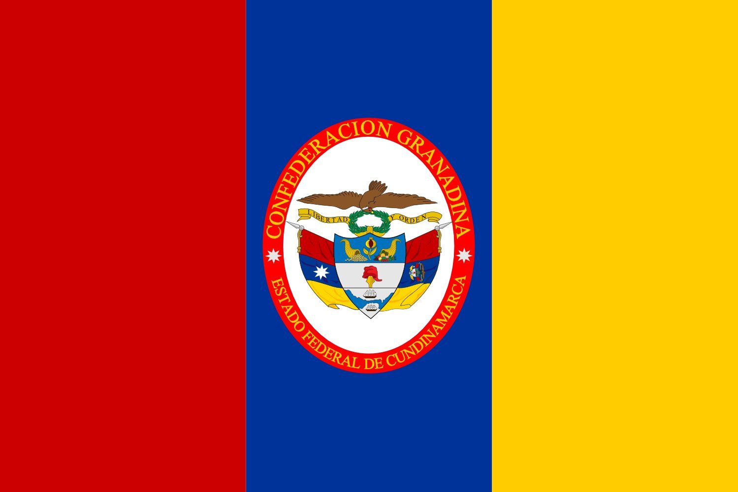 Drapeau Federal State of Cundinamarca aux finitions premium et couleurs éclatantes