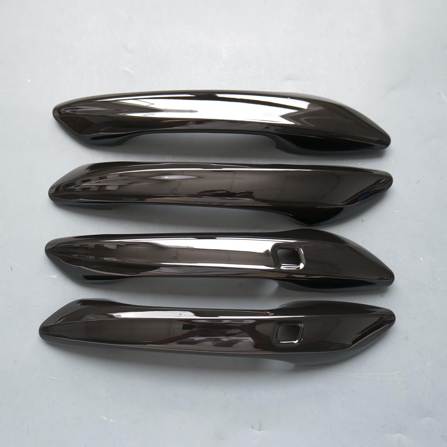 ZiWen Gloss Black Carbon Fiber Sport Door Handle Cover Trim for Hyundai Sonata 2024 2025 (Gloss Black)