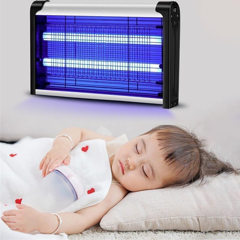 Image of Electric Mosquito Killer, Fly Insect Killer Machine, Insect Bug Zapper,Fly Catcher and Trap Killer LED Lamp for Restaurants,Home,Office,Bedroom (Black-4)