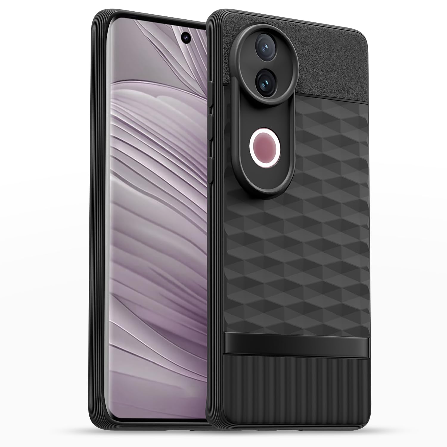 Outlouders Back Cover for Vivo T4R 5G / iQoo Z10R 5G / Vivo V50 5G / V50e 5G | Full Camera Protection | TPU Soft Flexible Shockproof Bumper Case (Black)