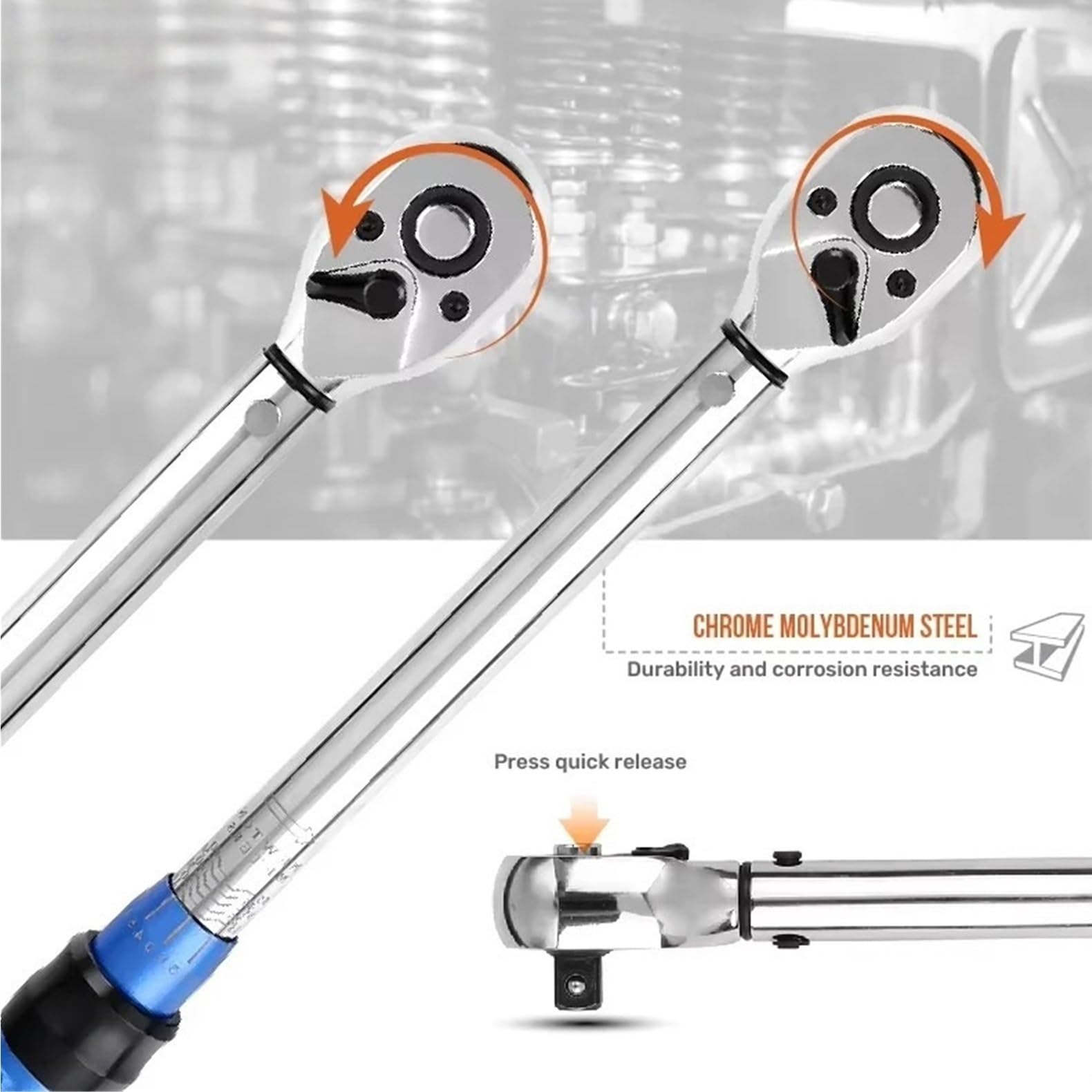 Zestaw kluczy grzechotkowych, Zestaw kluczy dynamometrycznych 3/8" 10-60Nm 14/16mm Magnetyczne gniazdo do świec zapłonowych Narzędzie naprawy samochodów konserwacji silnika(Rose)