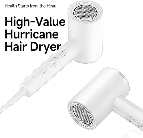 Miniatura 5 de Secador de pelo iónico profesional, diseño plegable con viento súper grande, tecnología de bajo ruido, compacto para viajes y uso doméstico