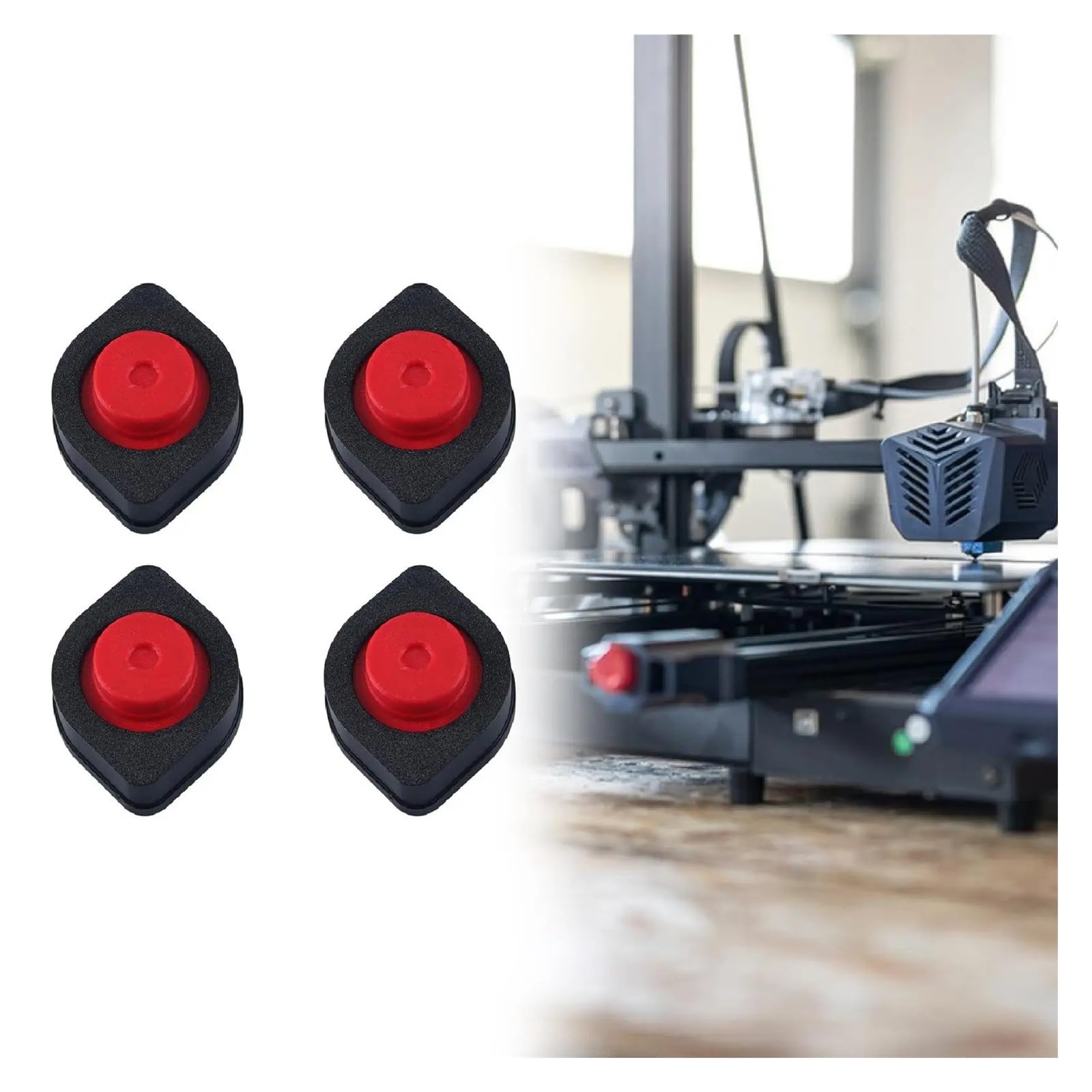 Piedini antivibranti da 4 pezzi for stampante 3D