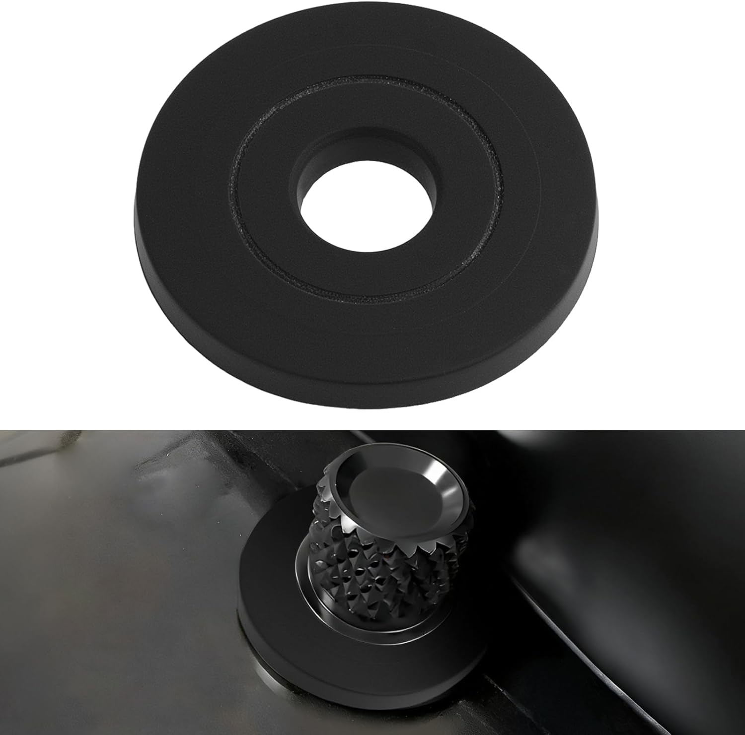 Motorcycle Rear Fender Seat Bolt Rubber Gasket, Anti-Scratch Non-Slip Mounting Protector for Sportster 883 1200, Touring Road King Road Glide Street Glide Electra Glide, Softail, Dyna 2 Pack