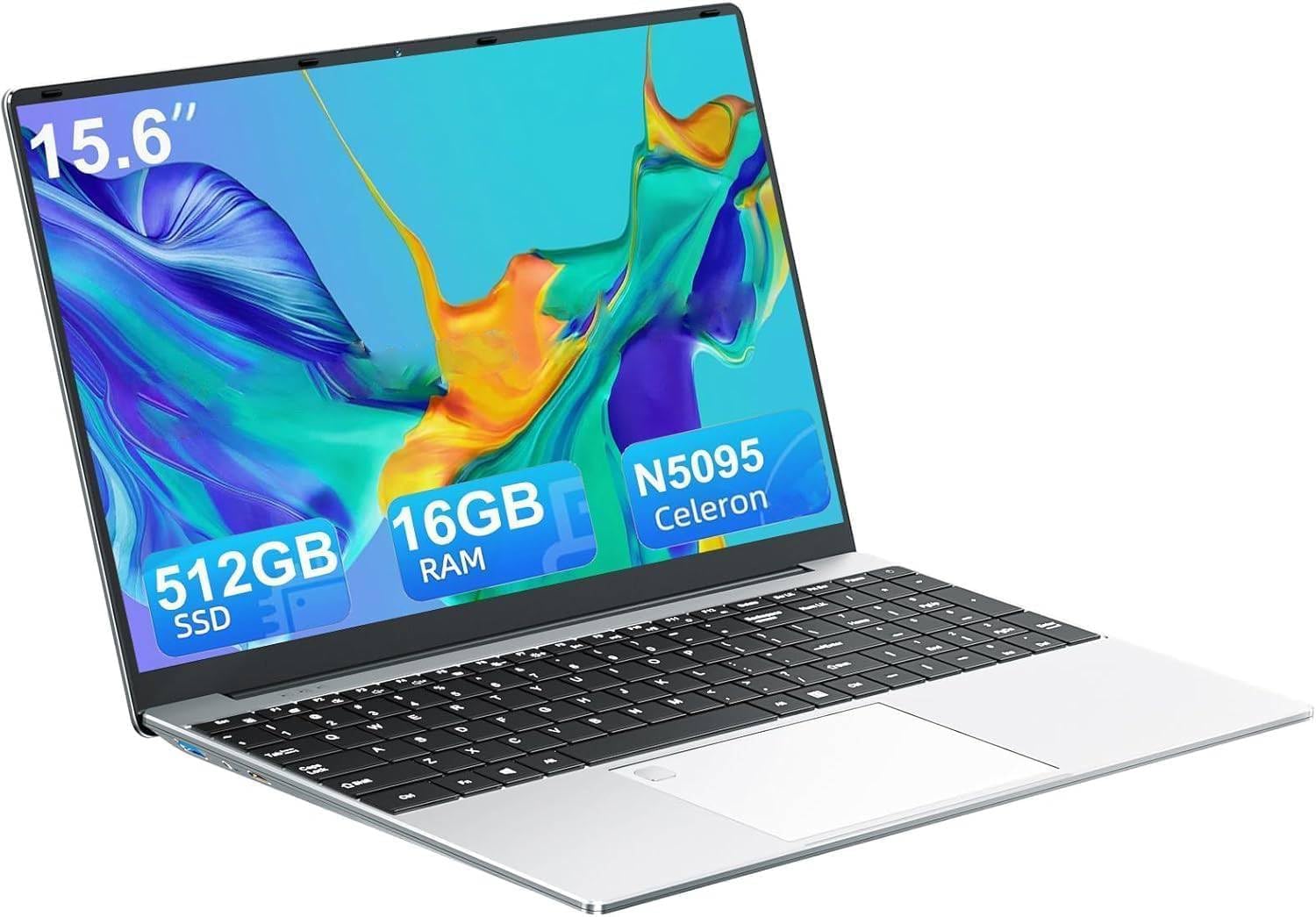 KUMNOSAL Laptop Computer,16GB DDR4 RAM and 512GB SSD,Laptops 15.6