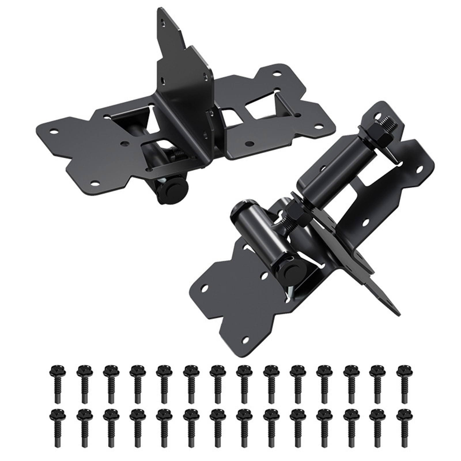 Stainless Steel Auto Closing Gate Hinges Outdoor Gate Hinges Adjustable Degree Garden Fence Door Hinge Enduring Stainless Steel Closing