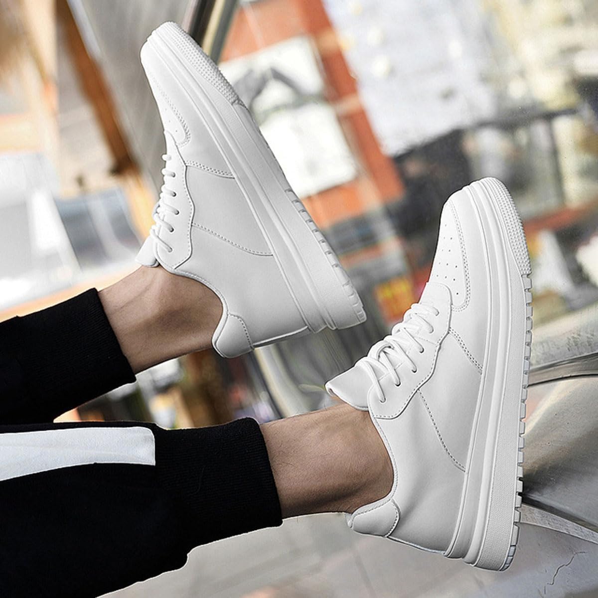 Zapatillas de aumento de altura invisibles para hombre, 6/8/10 cm, cómodas
