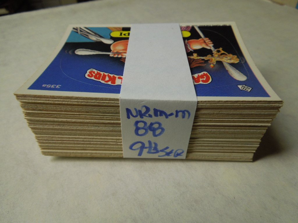 1986 Garbage Pail Kids cards series 9 complete set 88 cards