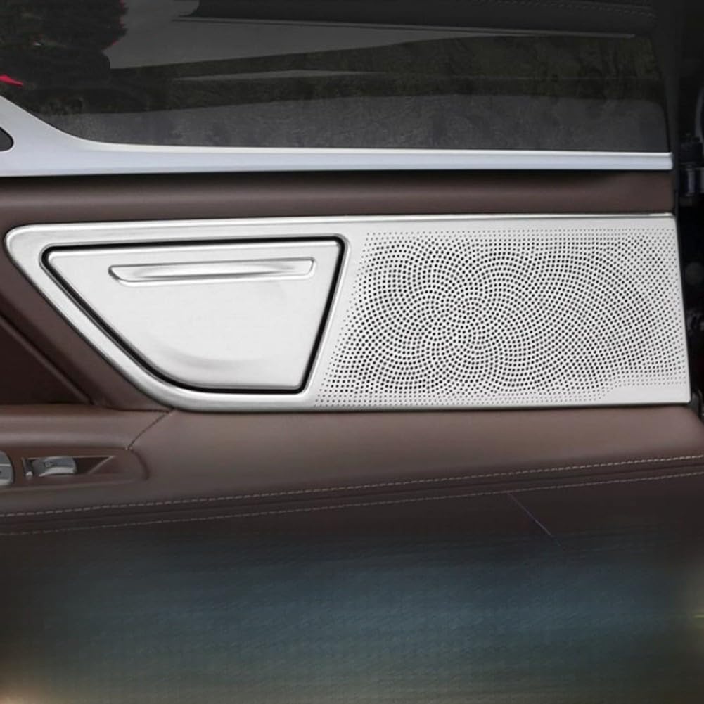 Passend für BMW 7er für g11 G12 2016-2021, Passend für BMW 7er | Silver Stainless Steel, Covers Scratches, Sleek Finish, für Easy Install, Fits 2016-2021, 6-piece Set