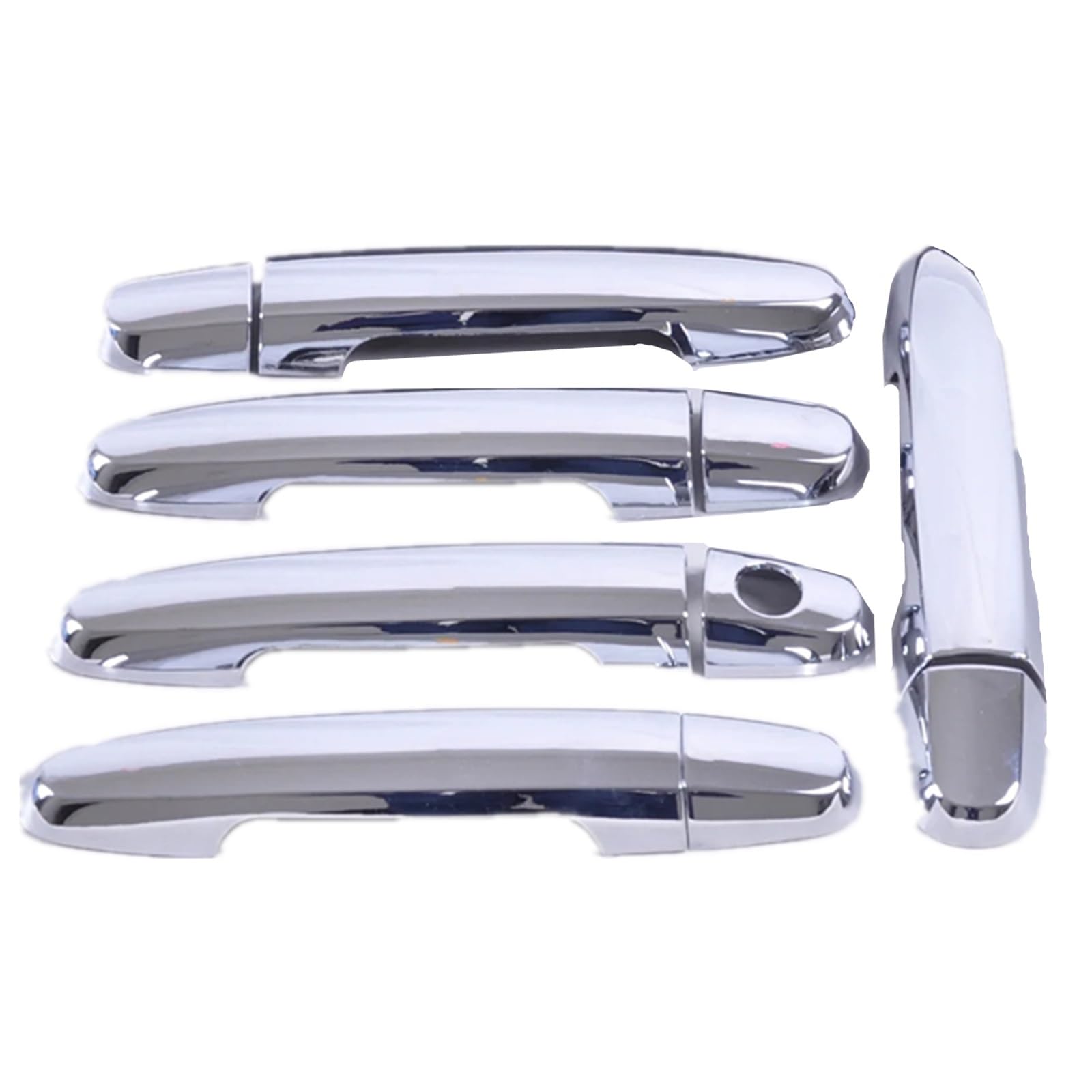 CFAYRLMS Door Pull Cover Compatible with Toyota for RAV4 5Door 2006 2007 2008 2009 2010 2011 2012 2013 10Pcs Car Styling Chrome Door Handle Cover Trim Moldings