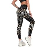 Cerburny Women's Athletic Workout Leggings High Waisted 4-Way Stretch Yoga Pants Running Shorts Exercise Pants