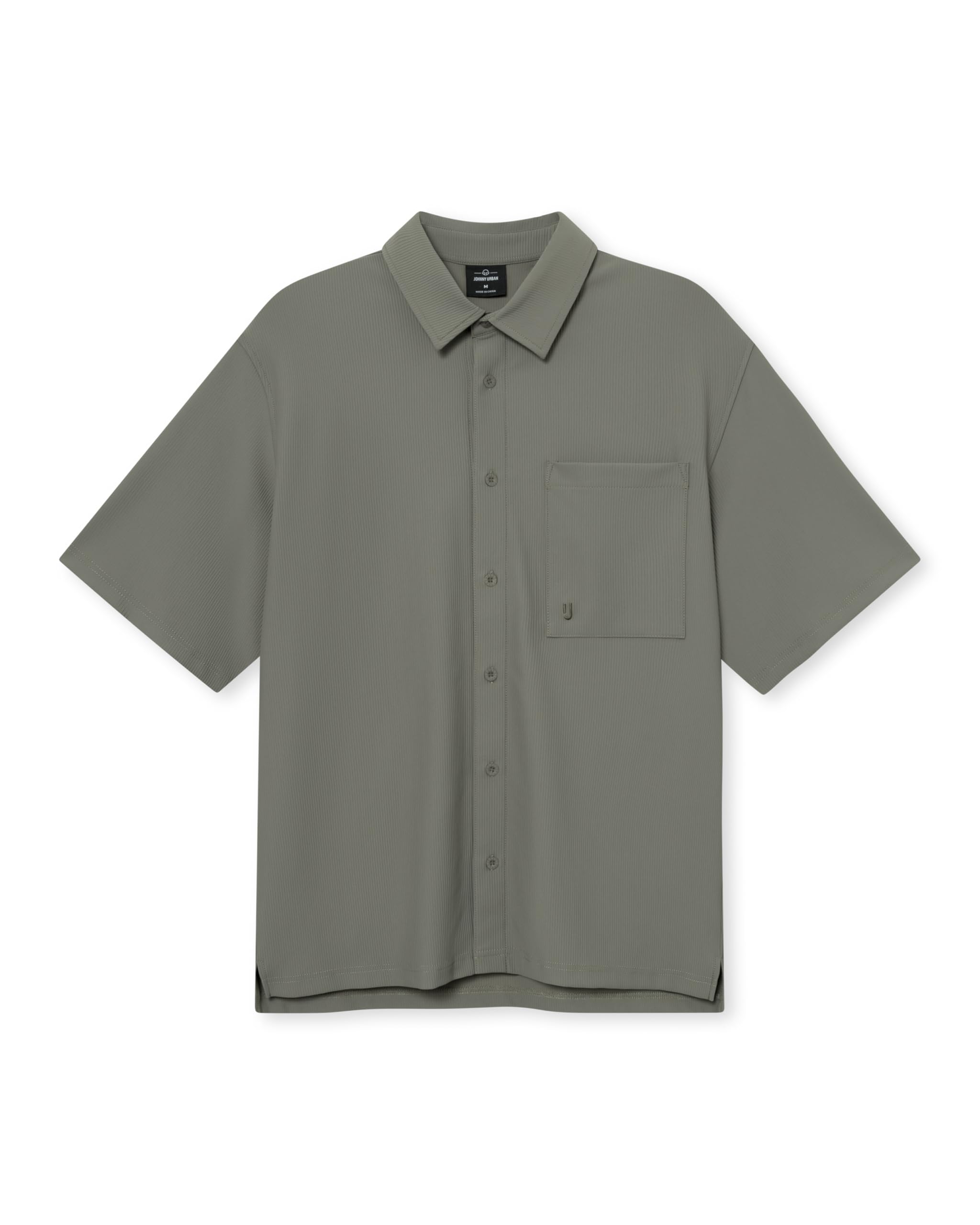 Johnny Urban Hemd Herren Kurzarm - Mason - Oversize Kurzarmhemd mit Brusttasche - Casual Shirt für Sommer, Urlaub, Festival - Freizeithemd mit 240 GSM - Einfarbig