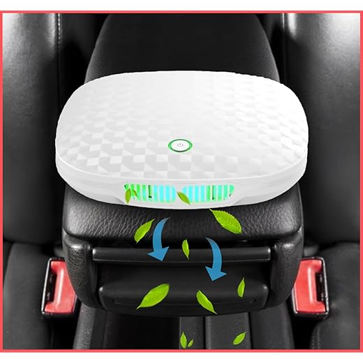SR CREATION Car Air Purifier with HEPA Filter Remove 999 o