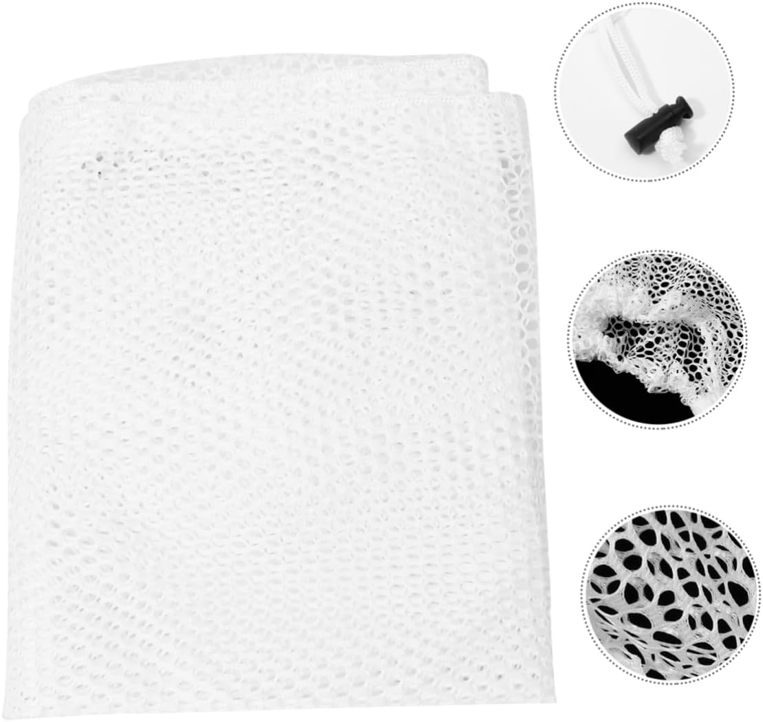 2sets Large Laundry Bags with Drawstring Mesh Wash Bags for Travel Camping Protects Shirts Sweaters Towels Premium Storage 4pcs*2