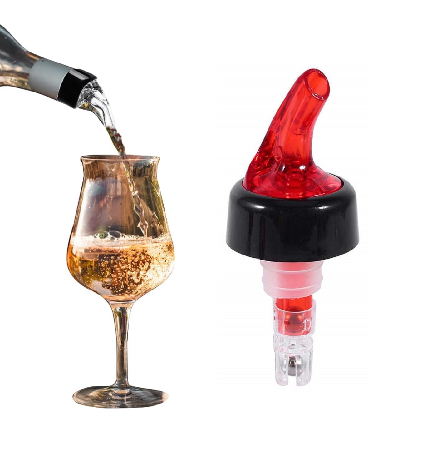 KADAX Bottiglie Di Liquore Alla Frutta/mela Cotogna, Bottiglie Di Vetro Per Soda In Stile Vintage Trasparente 19 L Chiusura A Moschettone Confezione Da 6 82161988 - Foto 5