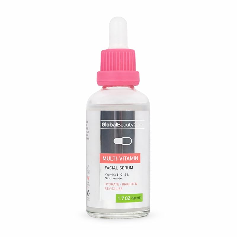 Sérum facial multivitamínico Global Beauty Care com niacinamida e vitaminas B, C e E, 30 mL
