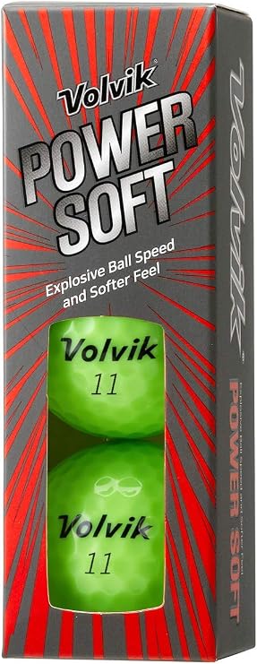 Volvik Power Soft Explosive Ball Speed Golf Balls Bundle Gift Set