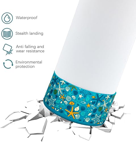 Miniatura 3 de HEYSKAY Base protectora de silicona para funda de maletero de 12 a 40 onzas para vaso Stanley Hydro Flask, Yeti, Simple Modern, accesorios para