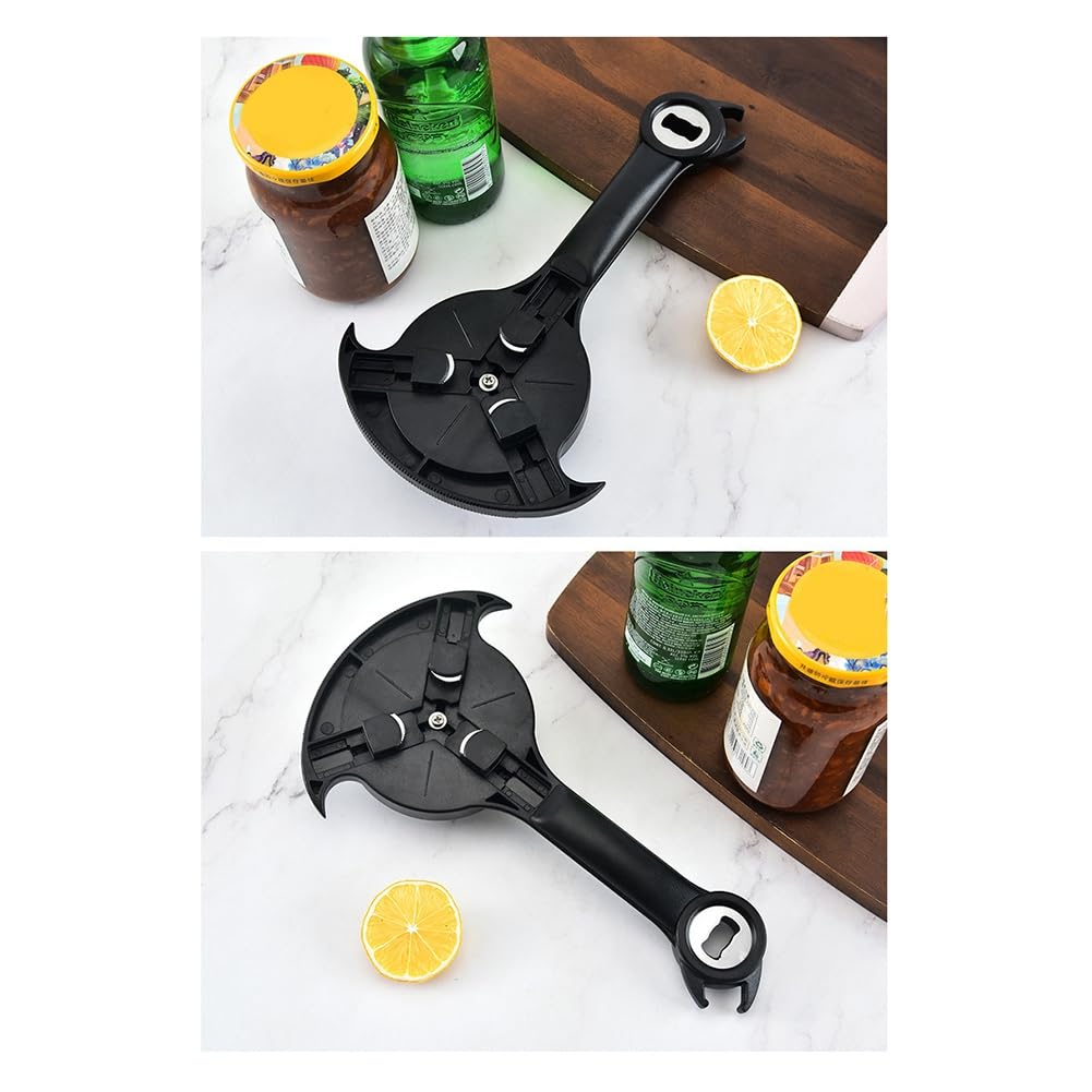 Glasdeckelöffner, multifunktional, 3-in-1, arbeitssparender Glas- und Flaschenöffner, öffnet -Top-Dosen, Bierflaschen, Limonadendosen Küche, Haushalt & Wohnen