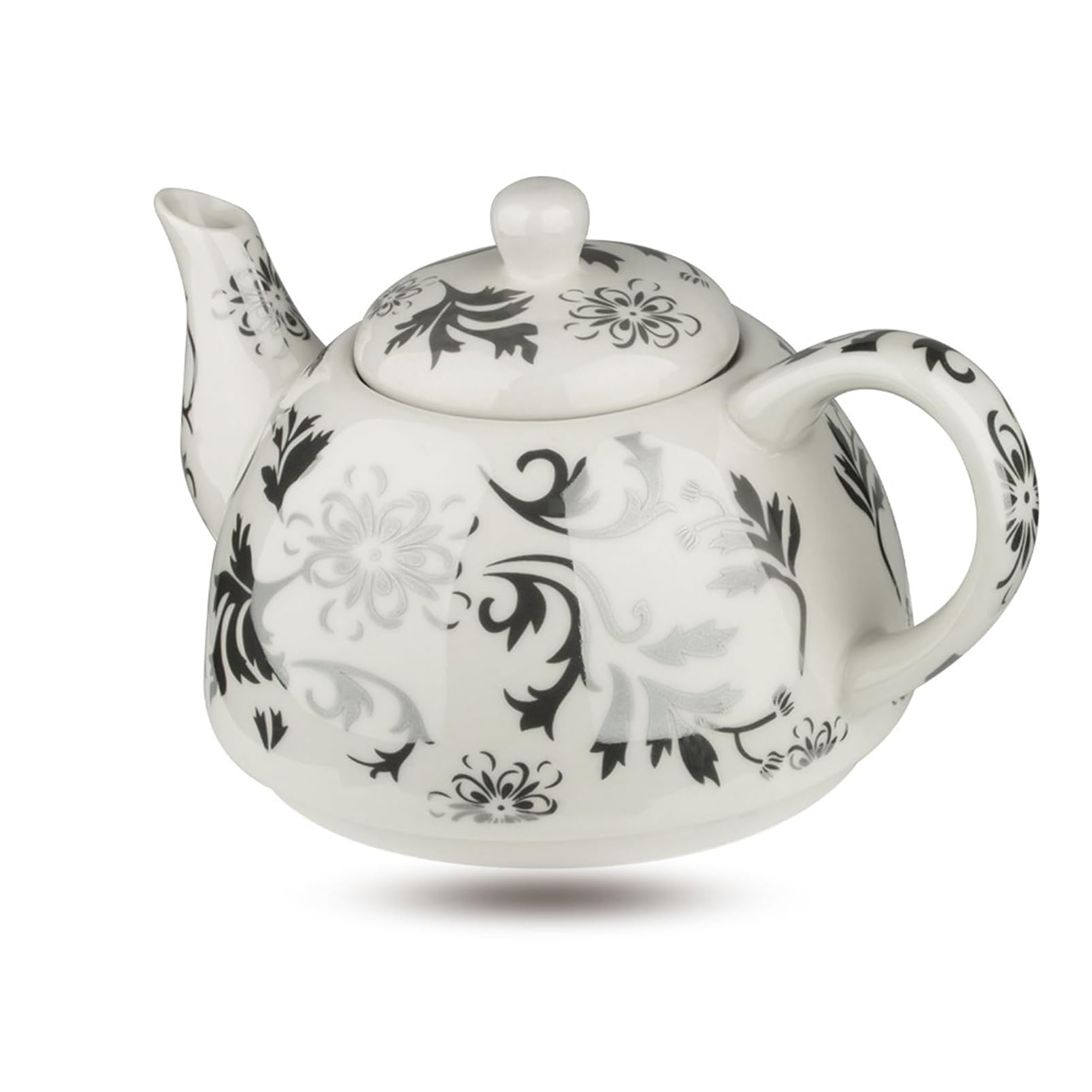 Turecki dzbanek do herbaty, Samowar ze stali nierdzewnej 1800 W, z 5-litrowym i ceramicznym czajniczkiem 1 litr, funkcja utrzymywania ciepła rękojeść zapobiegająca oparzeniom, do kawy, czarnej herbaty