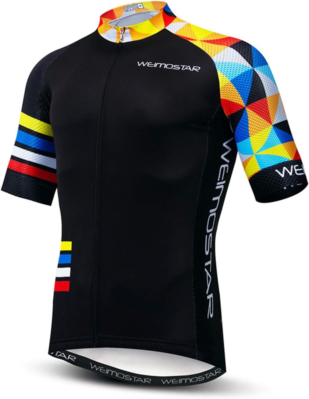JPOJPO USA Cycling Jersey Men Road Bike Shirt Summer Biking Tops Short Sleeve Bicycle Clothes Cycle Wear Breathable