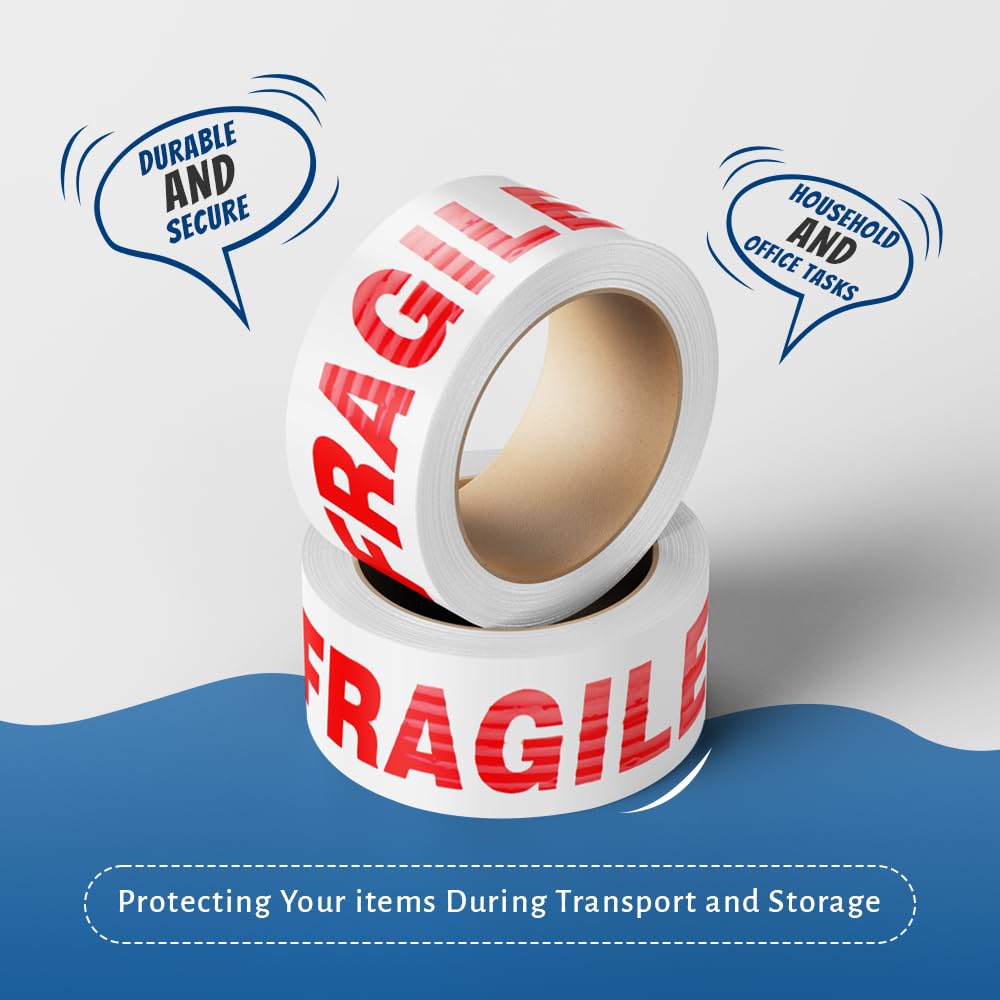 ZOPPER Fragile Packaging Tape 66m x 48mm - Image 2
