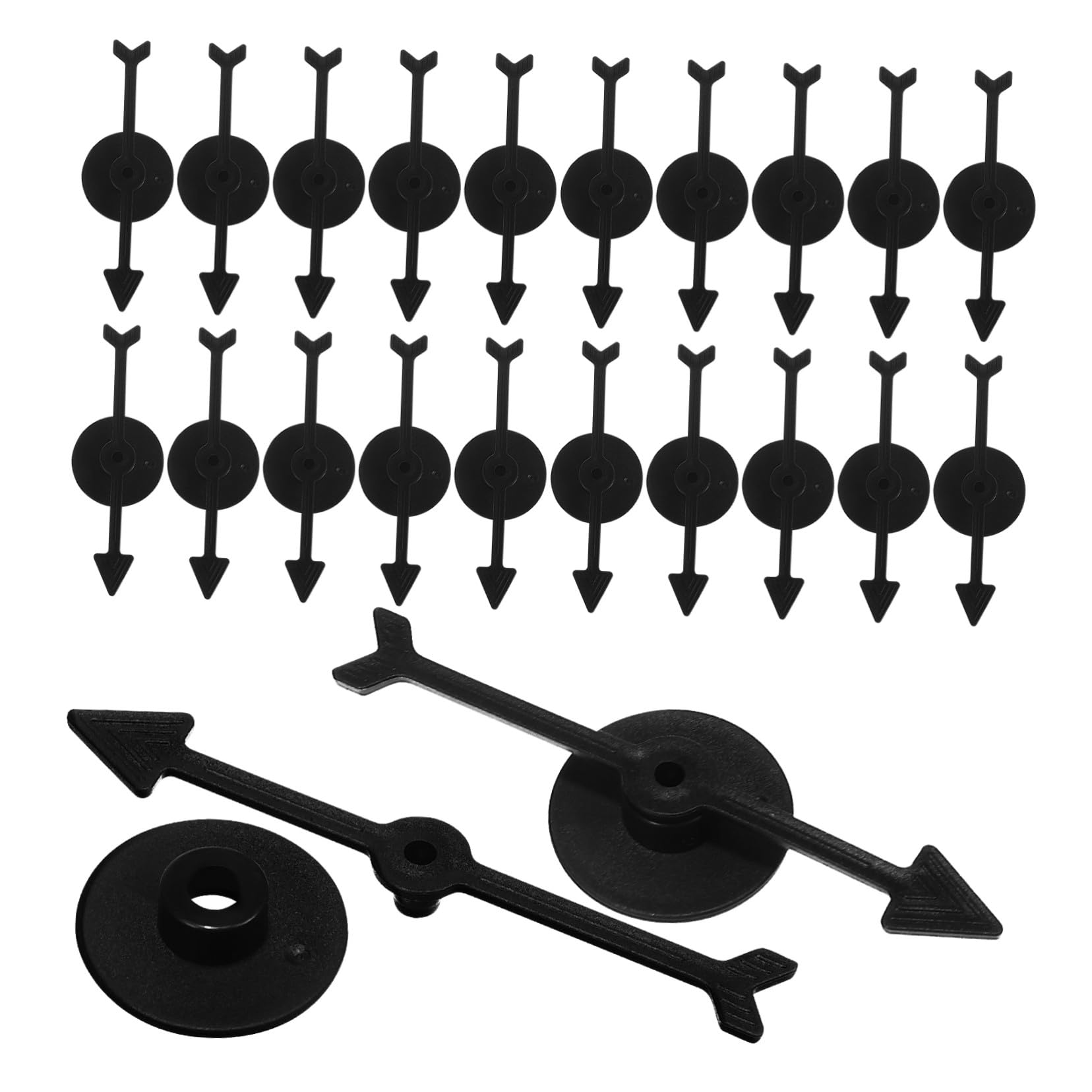 25 Flechas Giratorias De Plástico Para Juegos De Mesa – 5 Colores, 10 Cm, Reutilizables