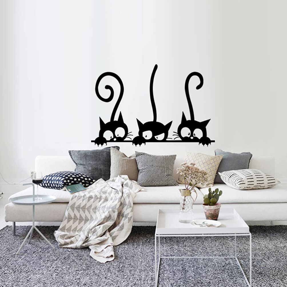 Pegatinas De Pared Matsuzay Decoración Del Hogar PVC Negro JJ16411