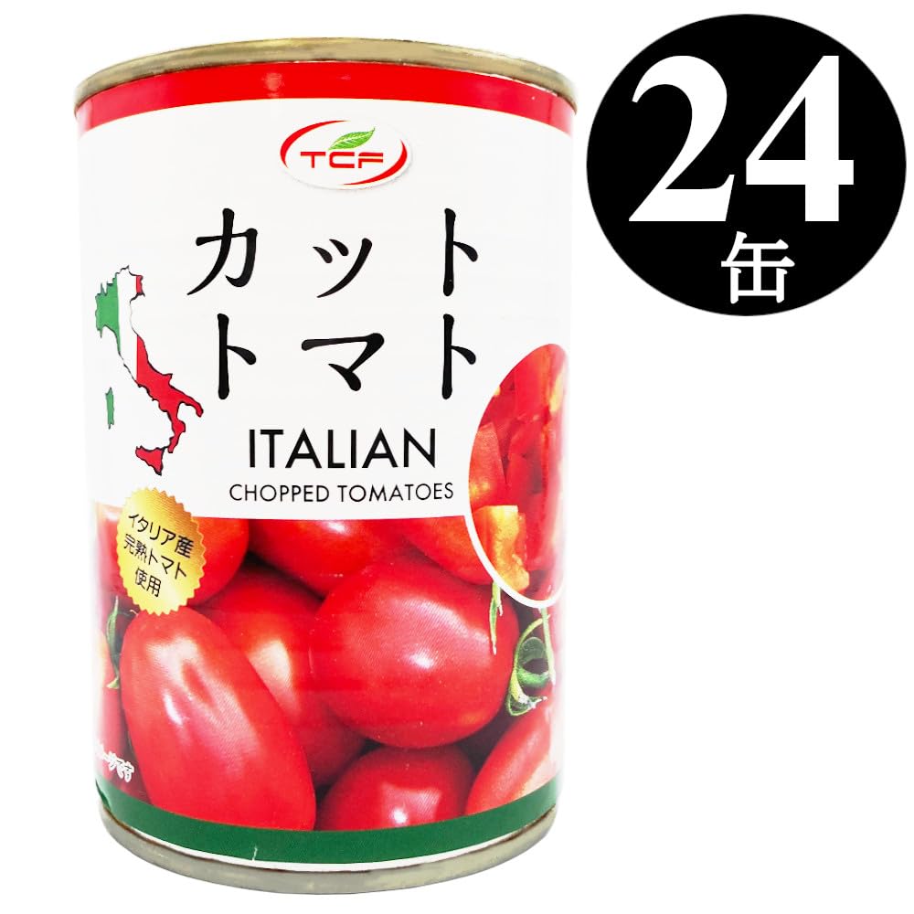 Amazon.co.jp: 訳あり カット トマト缶 400gx24缶 (若干のサビ、凹み有