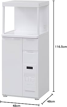 Amazon｜[エムケー精工] レンジ台 (米びつ) 米容量12kg 幅48cm 【日本