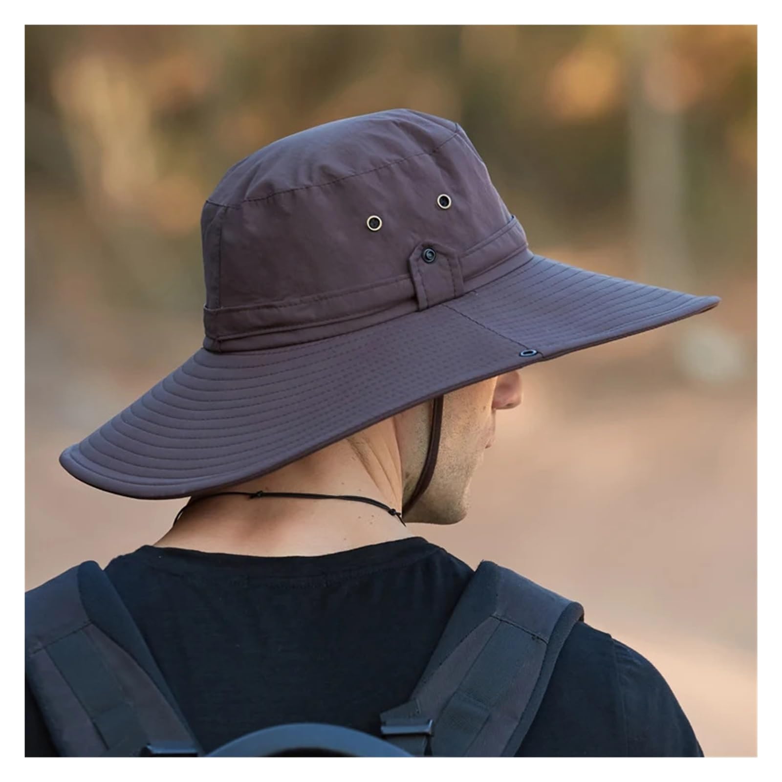 Cappello da Pescatore Cappello da Alpinismo Uomo | Cappello da pescatore Eaf extra large con parasole estivo in nylon for esterni