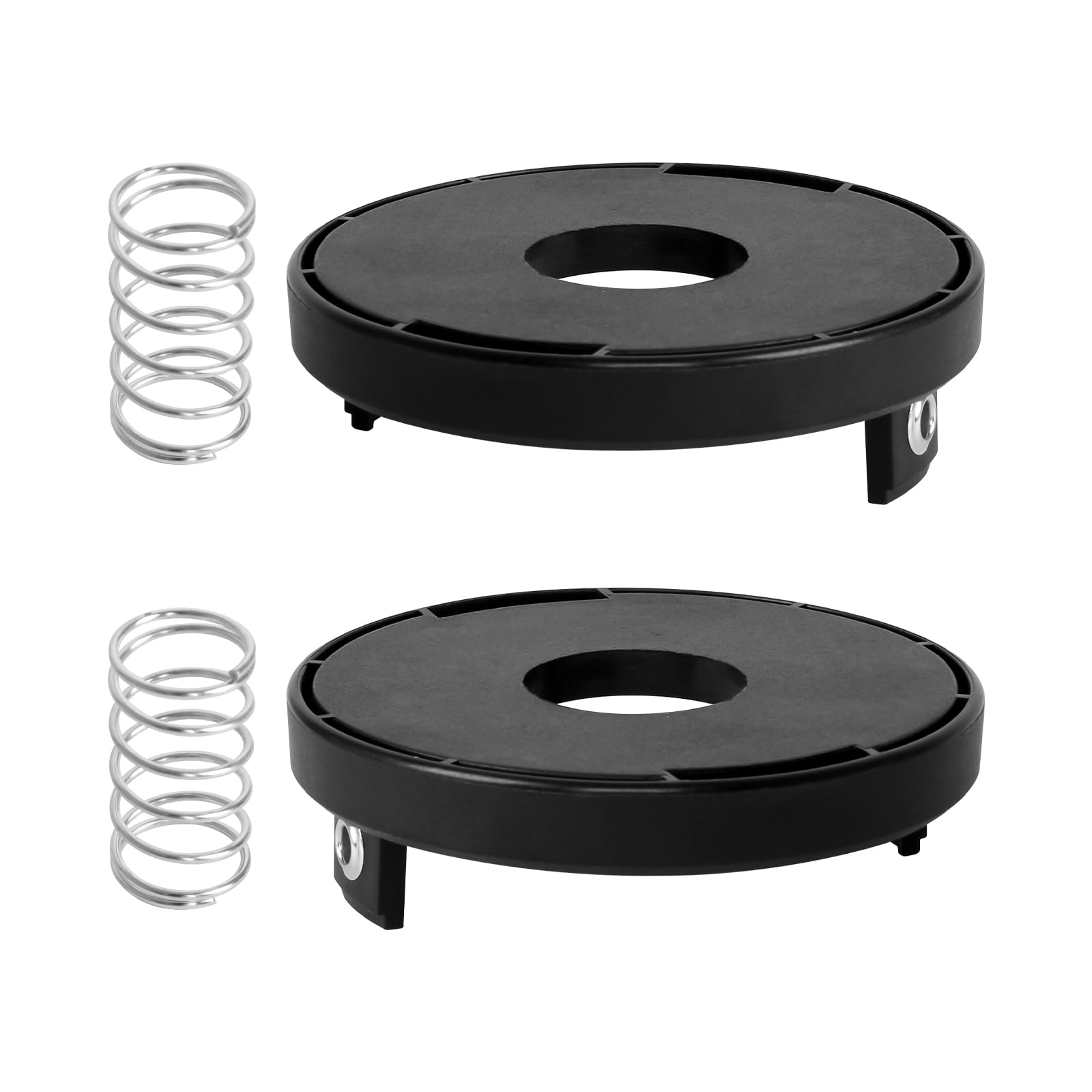 Strimmer Spools for Einhell 3405096 GE-CT 36/30 LI E SOLO, Cordless Grass Trimmer Spools with Cover for AGILLO 18/200, 2mm dia 8m long (2 Cover)