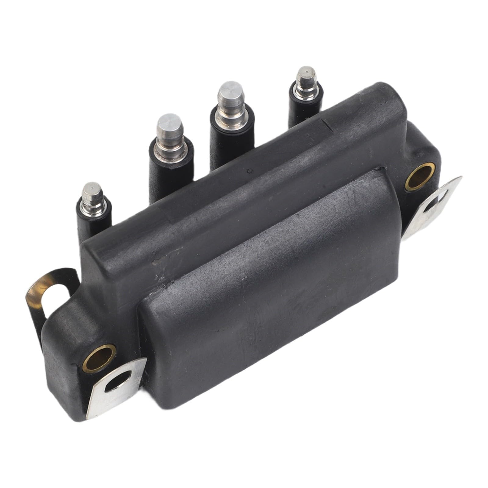 ReachMall Bobine d'allumage à double fil pour Johnson pour evinrude 583740 18-5170, pièce d'allumage marine noire pour réparation de bateau moteur 2-175 HP