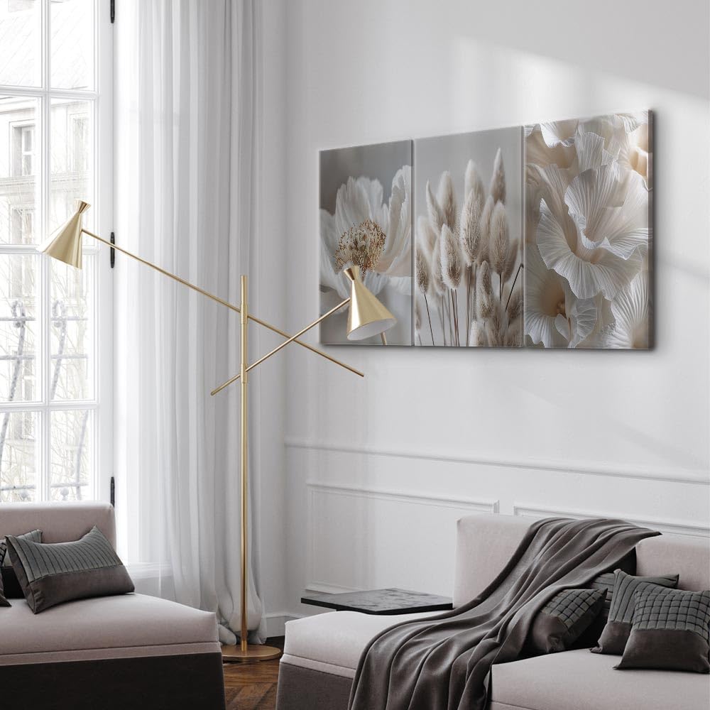 murando - Leinwandbild Set Struktur-Wandbilder 3er, 60x30 cm, 3-teilig