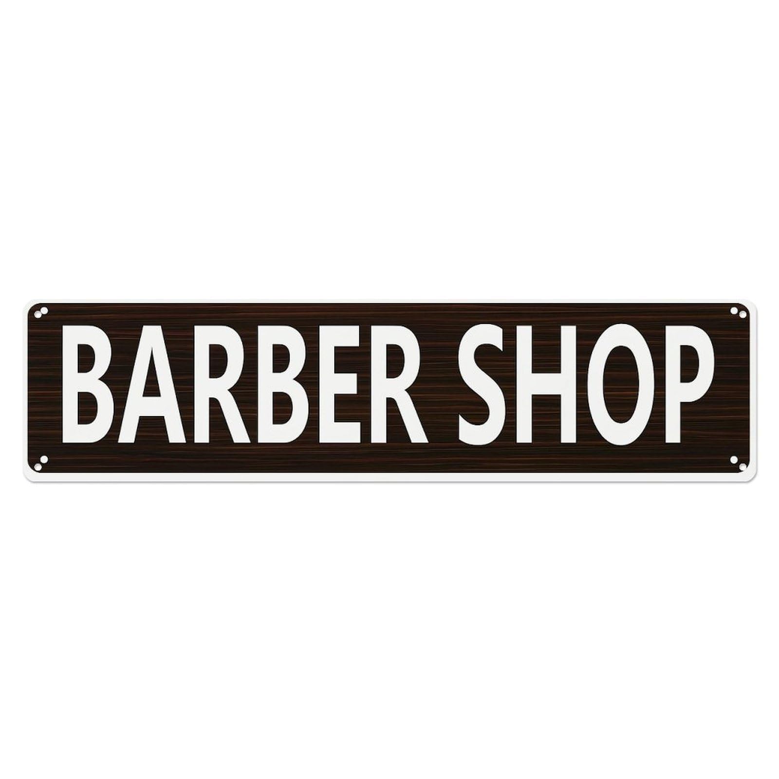 Barber Shop Sign Pattern Metal Tin Sign Plaque
