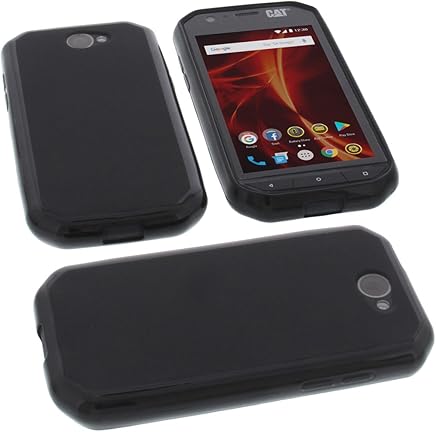 foto-kontor Funda para Cat S31 Protectora de Goma TPU para m?vil Negra